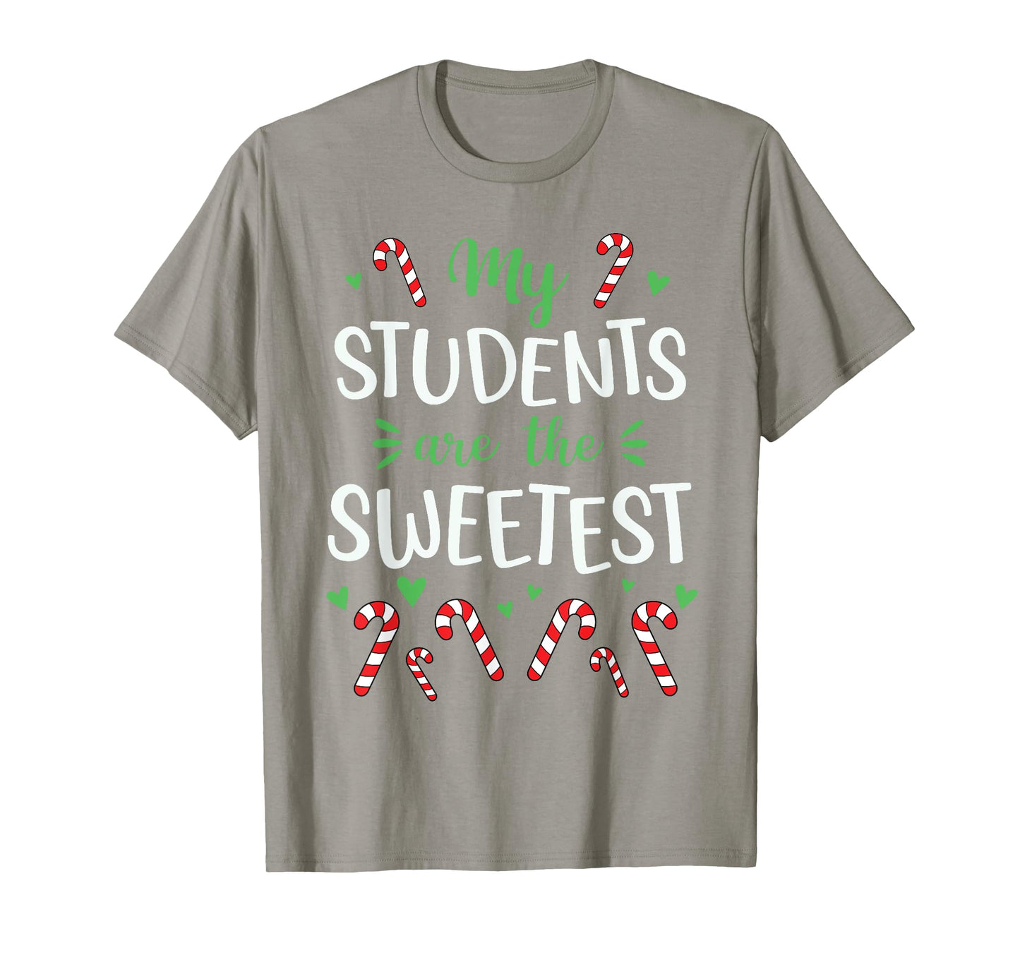 Cute Christmas Quote For Teacher Funny Winter Candy Cane T-Shirt