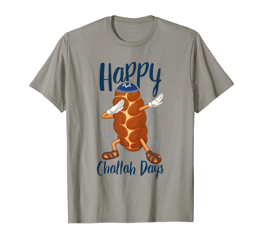 Hanukkah Dabbing Challah Bread Funny Happy Challah Days T-Shirt