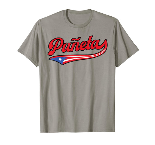 Puñeta Puerto Rico Puerto Rican Flag Funny Men Women Saying T-Shirt