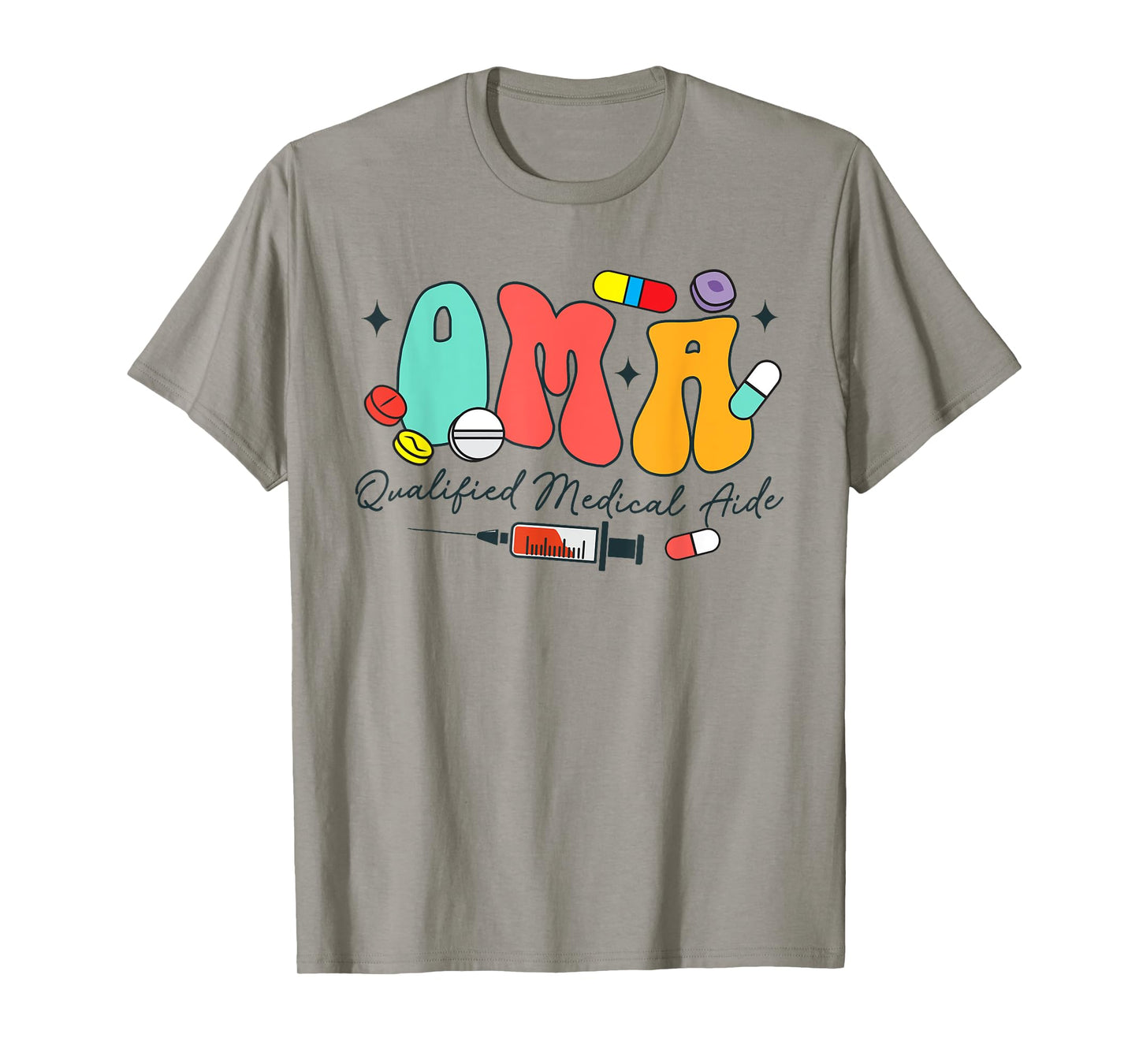 Certificated Medication Aide QMA Qualified Medical Aide T-Shirt