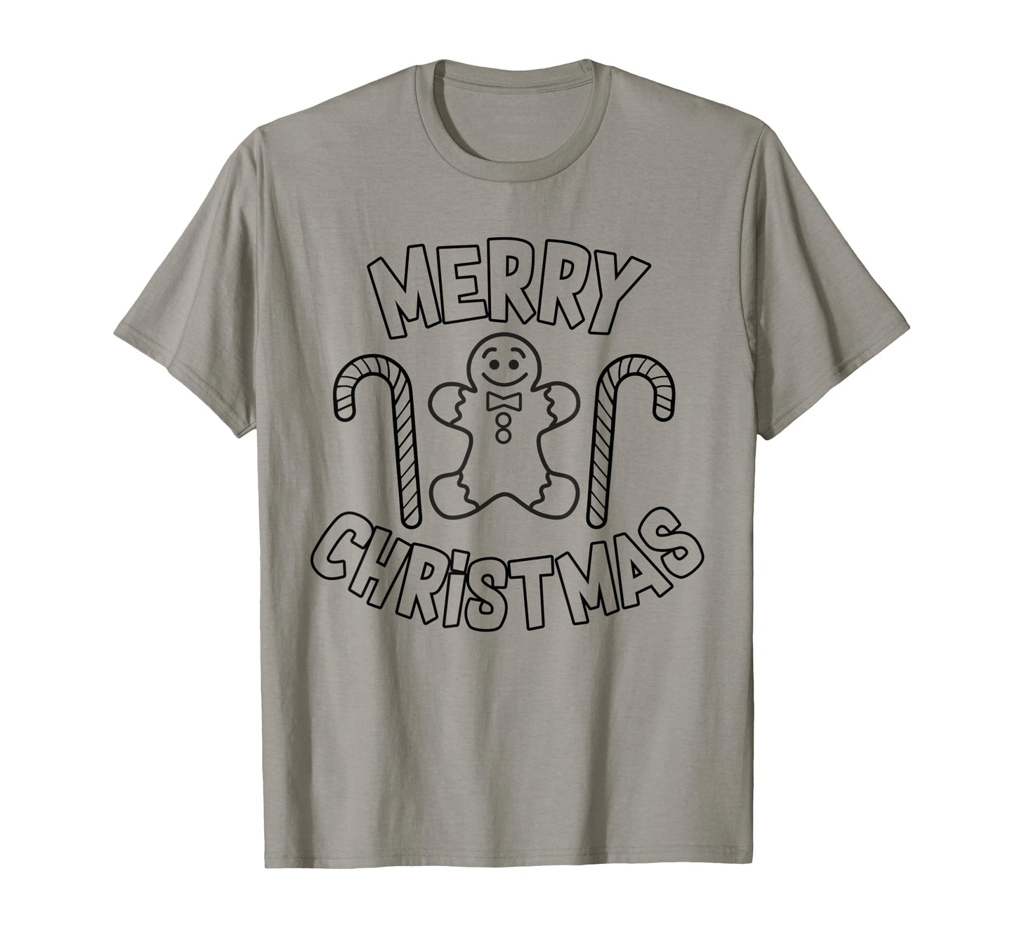 Christmas Coloring Page Shirt, Kids Holiday Gift T-Shirt