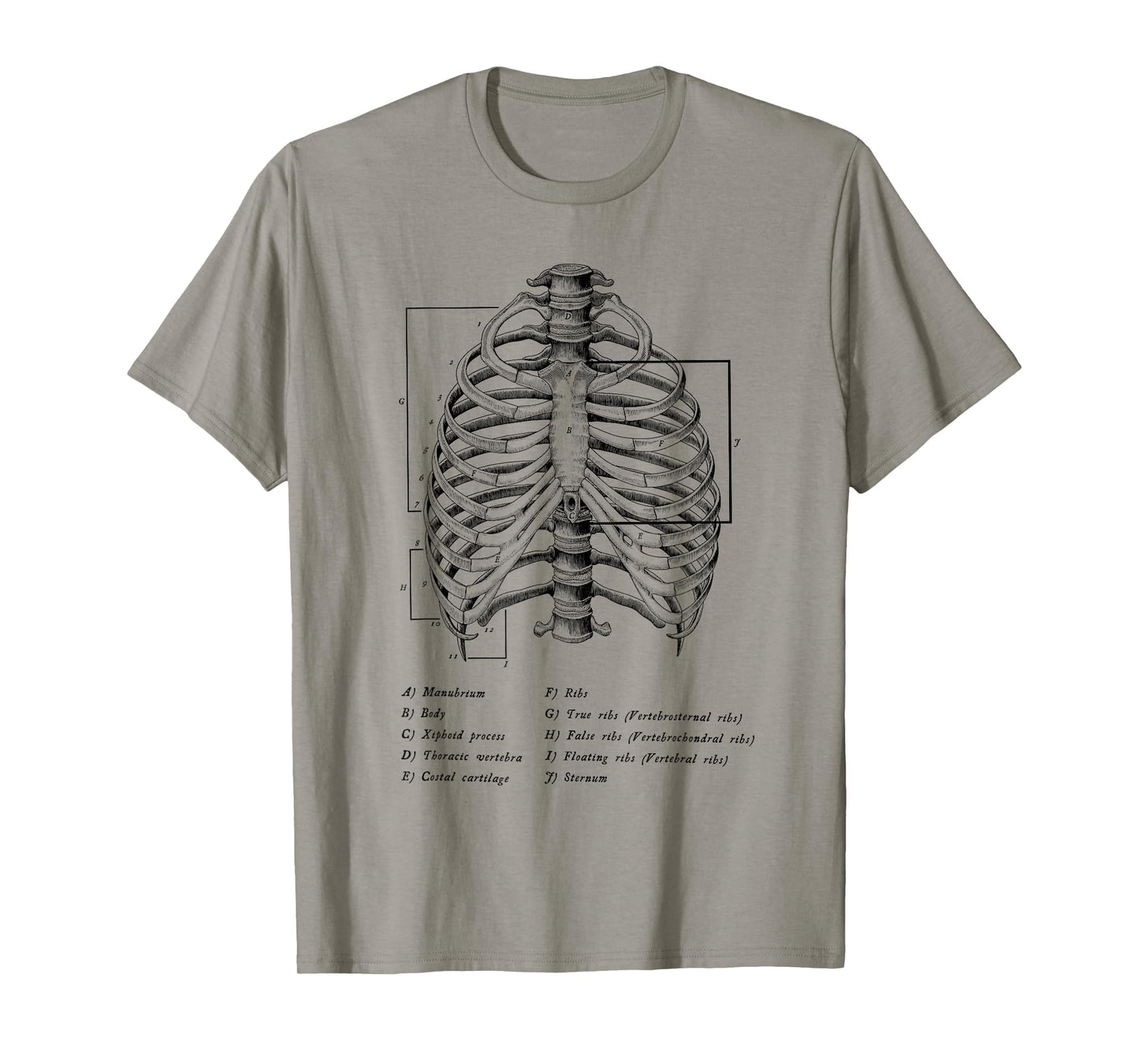 Anatomy Anatomical Med School Student Gifts Medicine Doctor T-Shirt