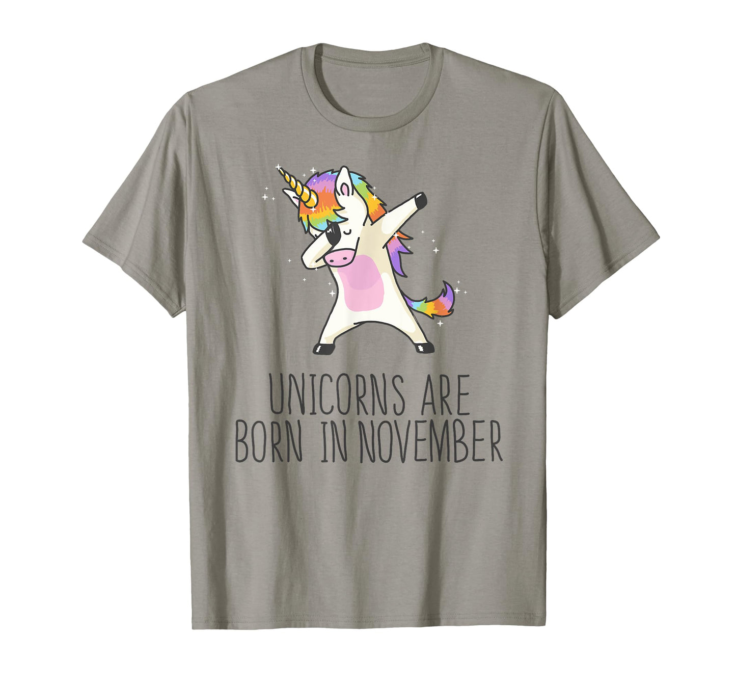 Unicorns are Born in November Cute T Shirt Dabbing Hip Hop