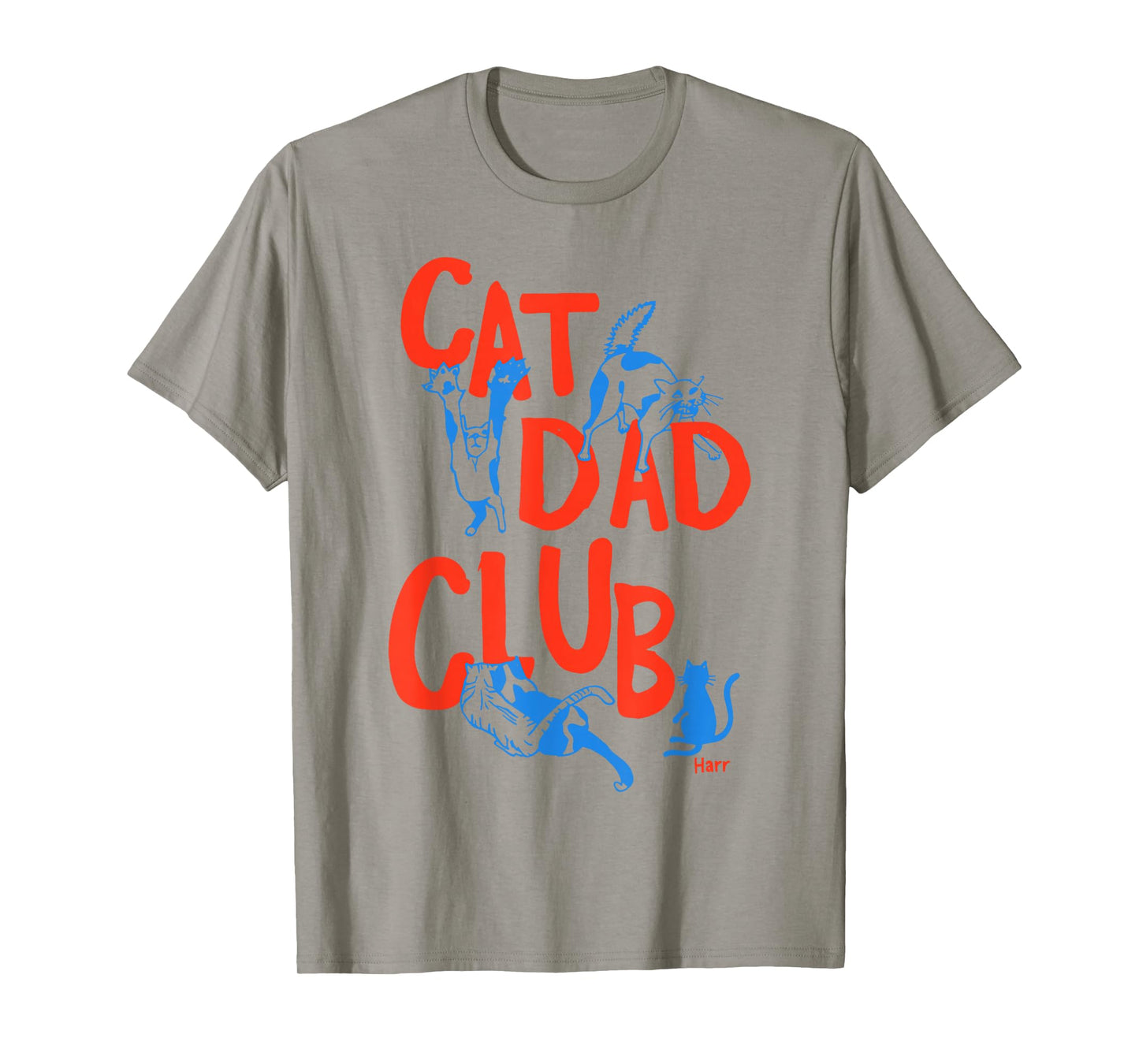 Vintage Cat Dad Club Life is Better with Cats Funny Cat Dad T-Shirt