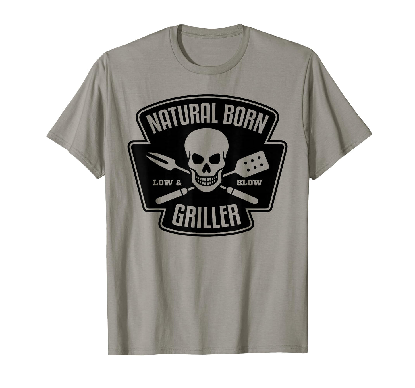 Barbecue Natural Born Grillmeister Griller Grill Gift T-Shirt