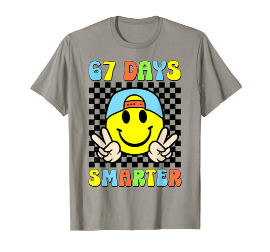 67th Day of School Shirt 67 Days Smarter Teacher Boys T-Shirt