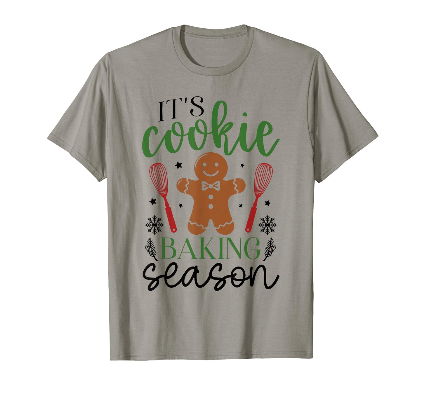 Christmas Women Cookie Baking T-Shirt