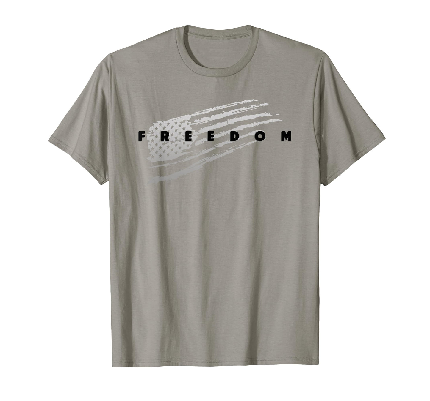 Distressed American Flag Patriotic Pride Freedom T-Shirt