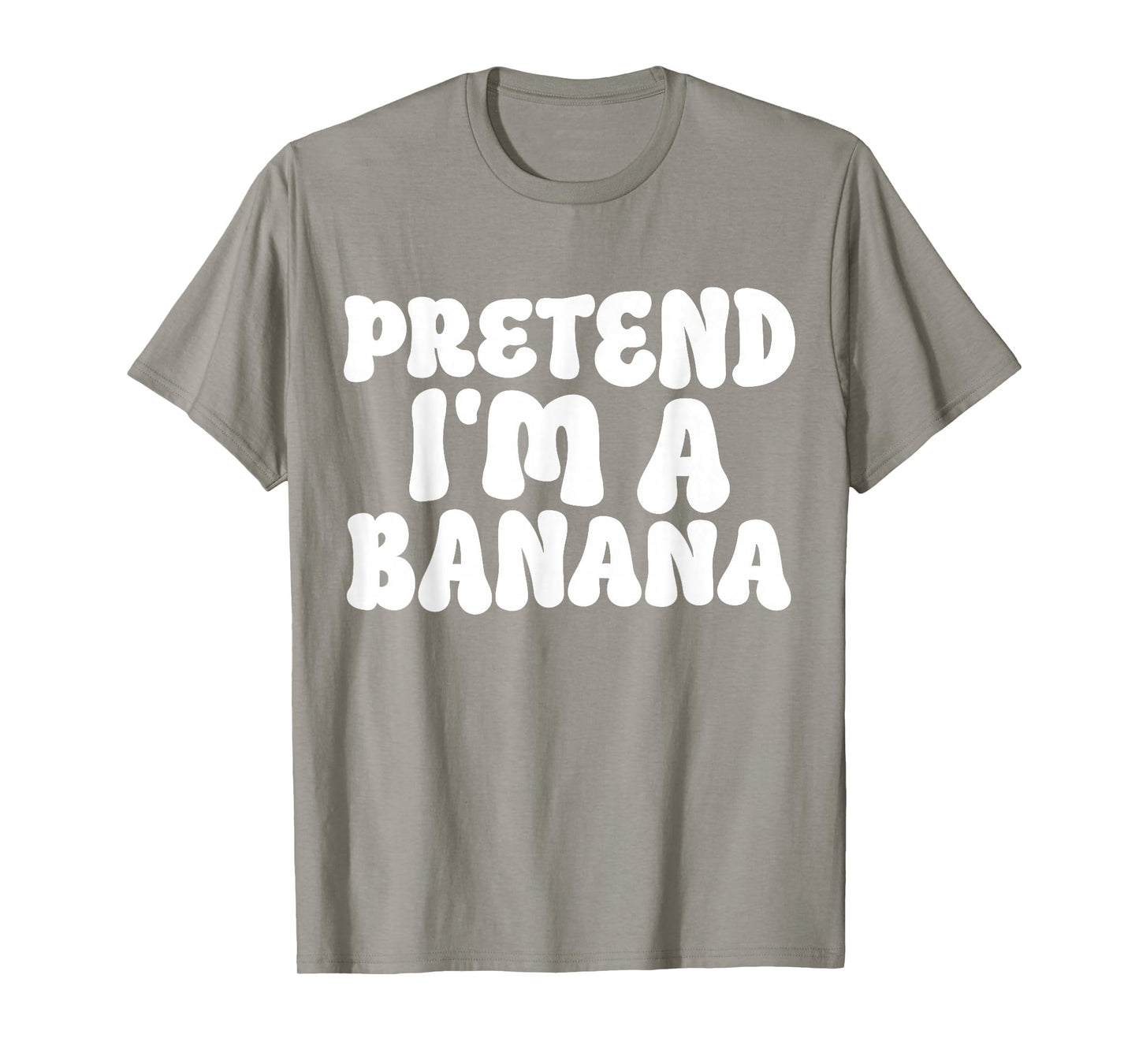 Pretend I'm A Banana Easy Lazy Funny Halloween Kids Mom Dad T-Shirt