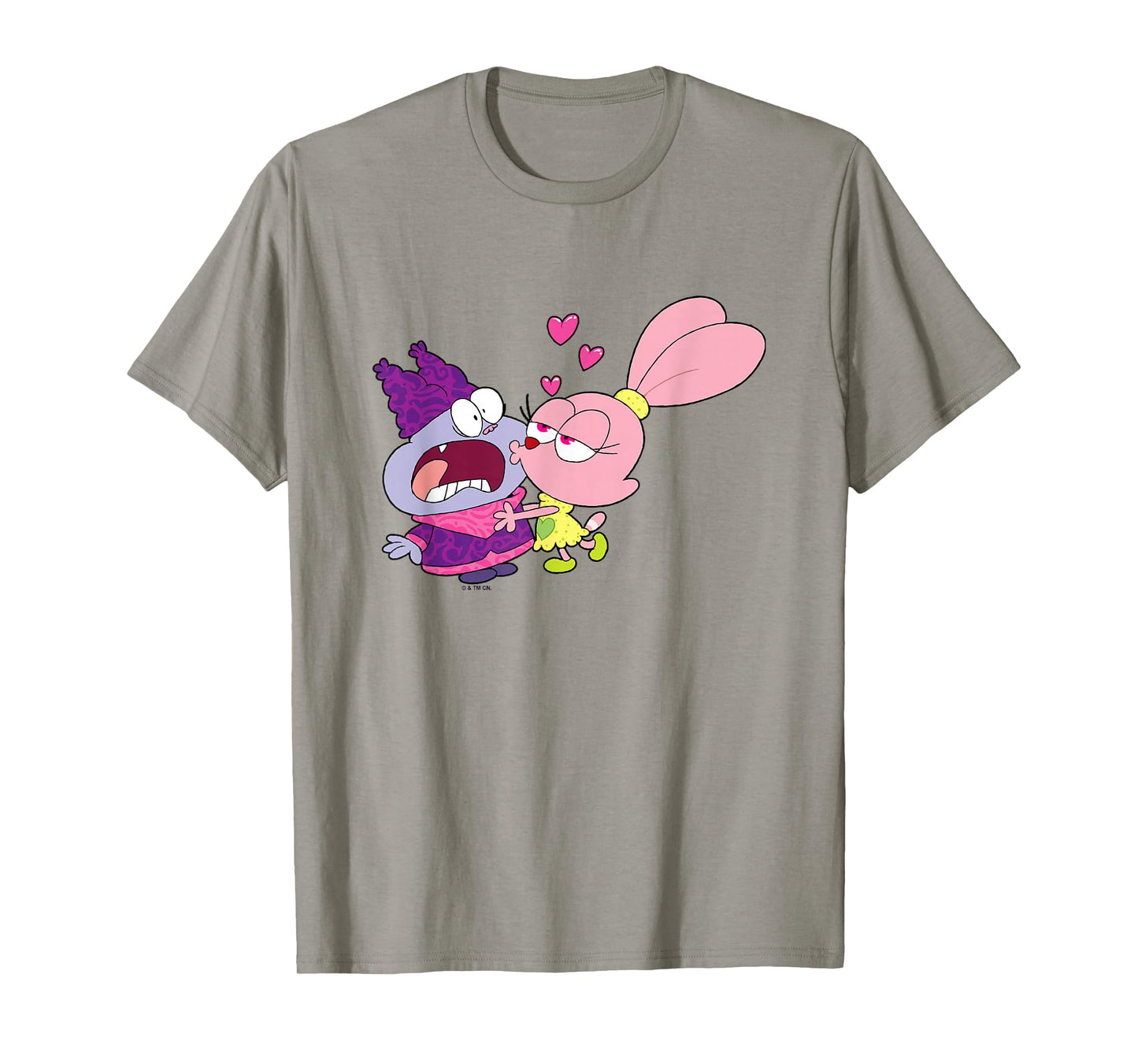 Chowder Valentine's Day Panini Kissing A Terrified Chowder T-Shirt