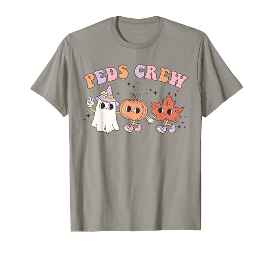 Cute Peds Crew Halloween Pediatric Nurse Pediatric T-Shirt