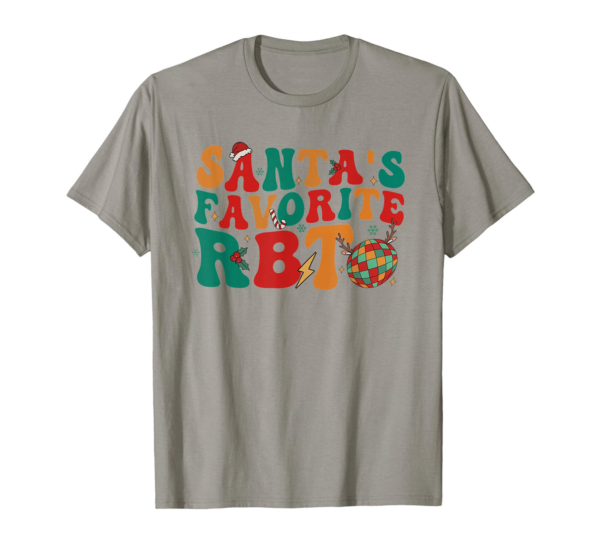 Groovy Santa's Favorite RBT Christmas Behavior Analyst Women T-Shirt