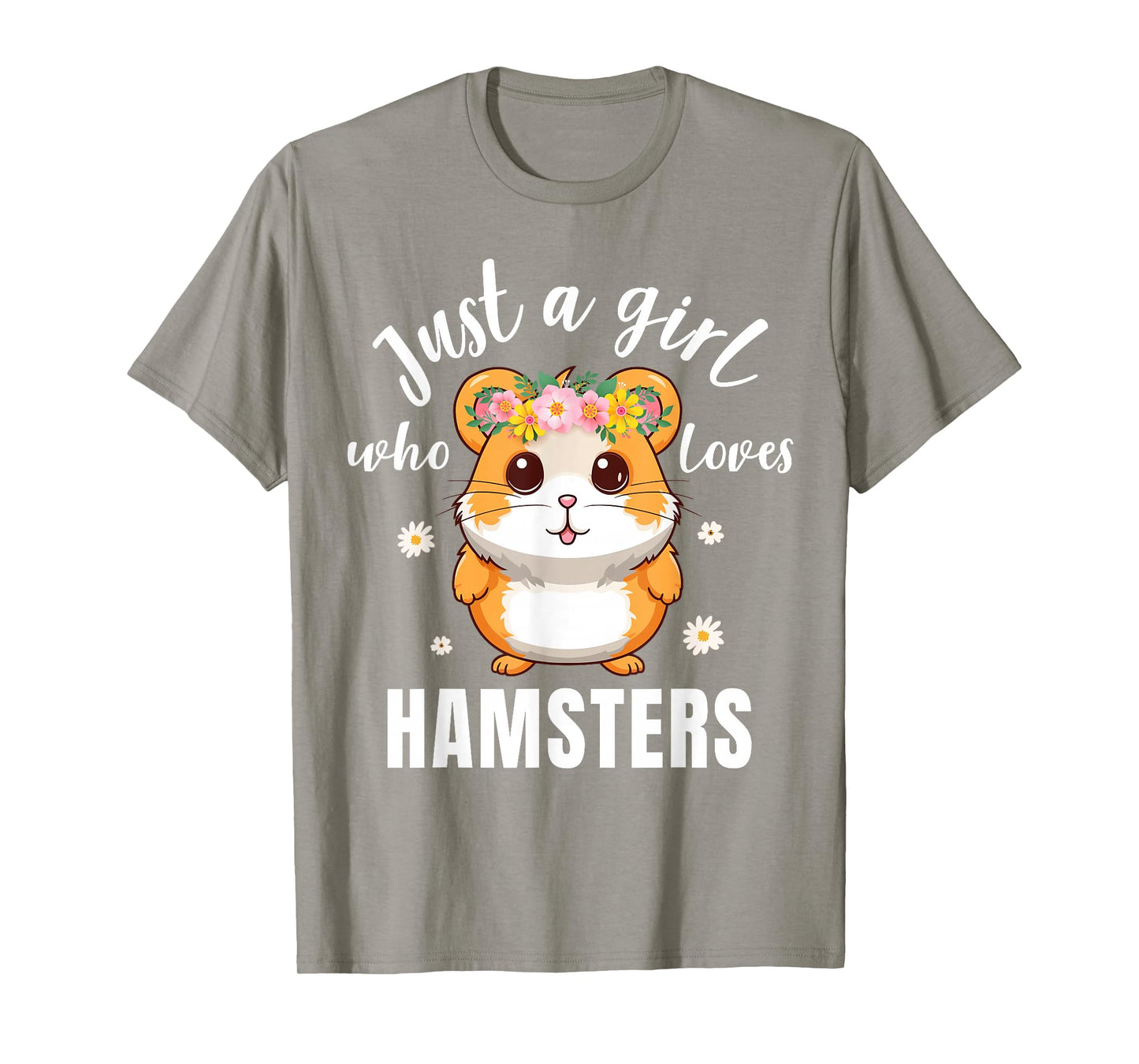 Hamster Shirt Kids Girls Just a Girl Who Loves Hamsters T-Shirt