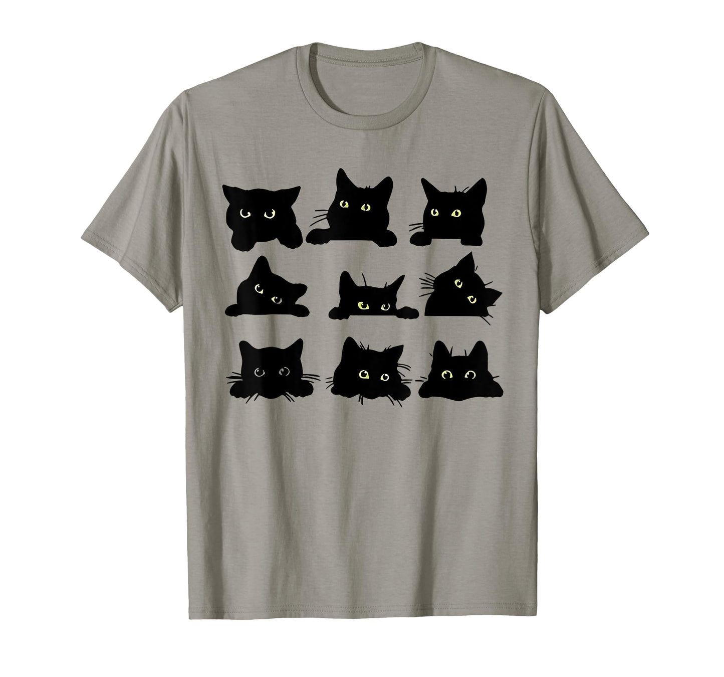 Black Cats Funny Cat Lovers Kitty Halloween Cat Mom Cat Mama T-Shirt for Men Women Kids