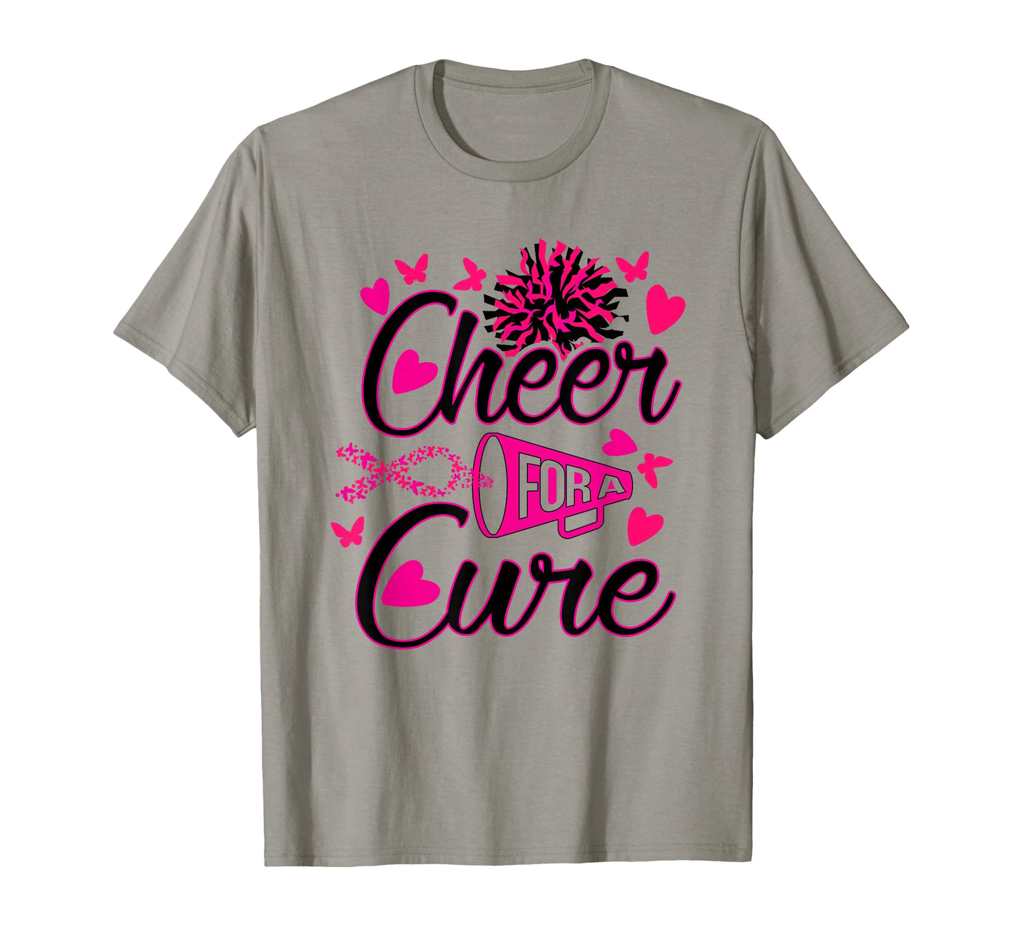 Cheer For The Cure Breast Cancer Awareness T-Shirt