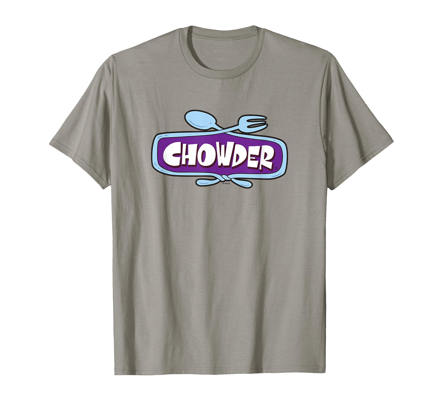 Chowder Classic Cartoon Stylized Chest Logo T-Shirt