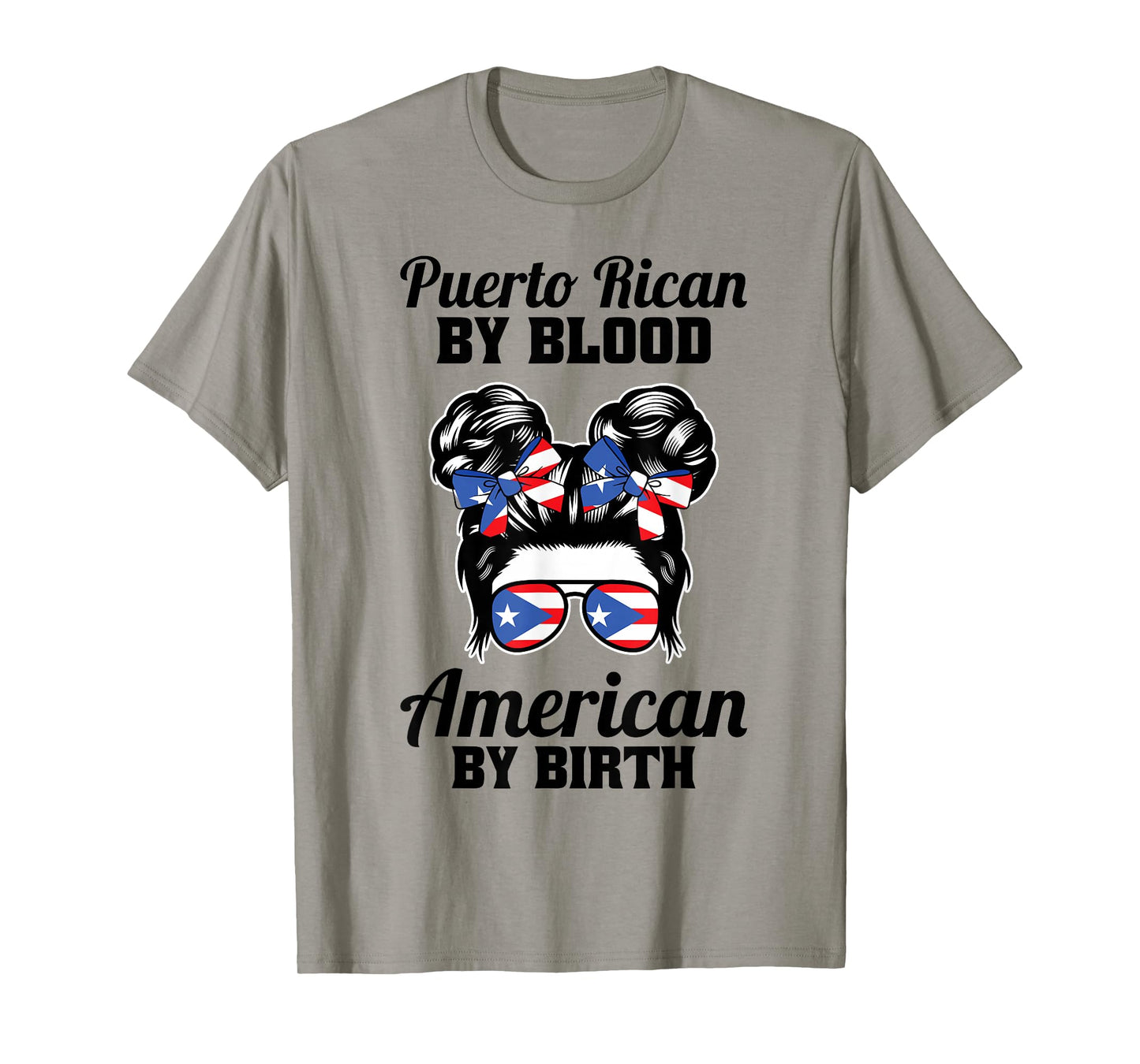 Puerto Rican by blood American by birth Puerto rican roots T-Shirt