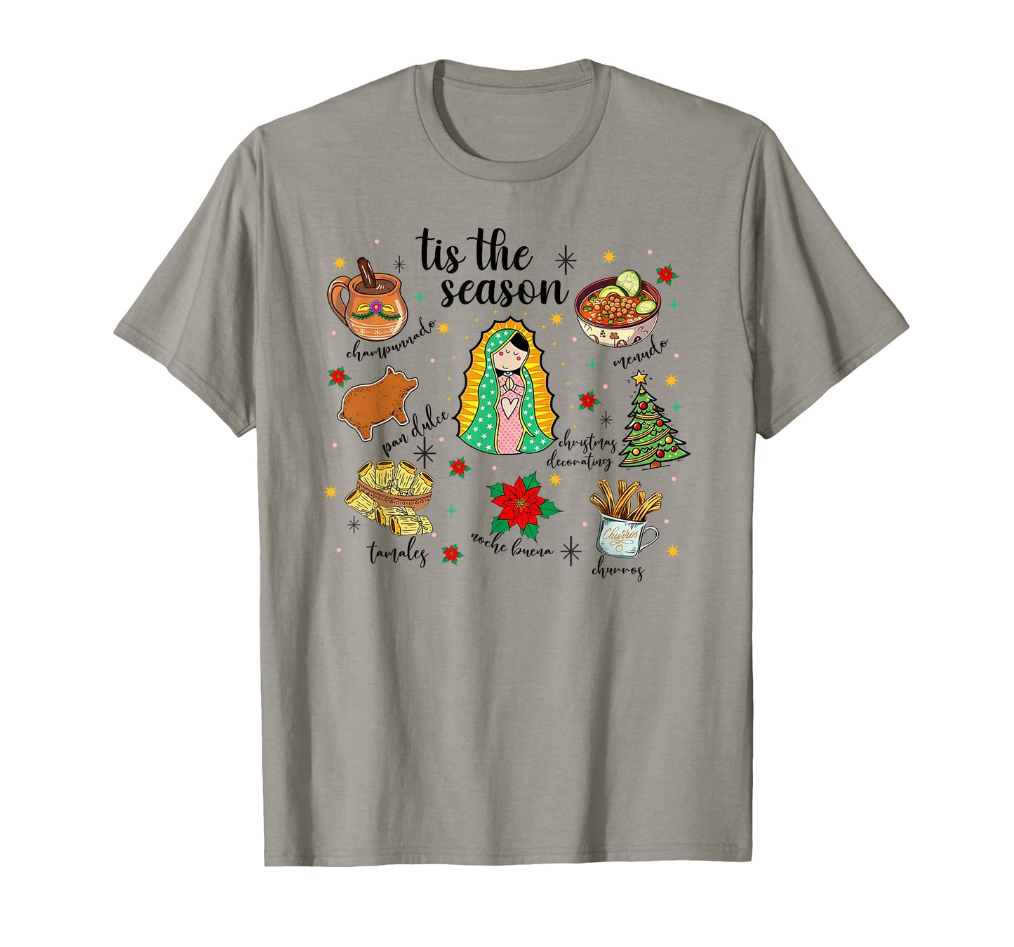 Coquette Tis The Season Mexican Christmas Spanish Donkey T-Shirt
