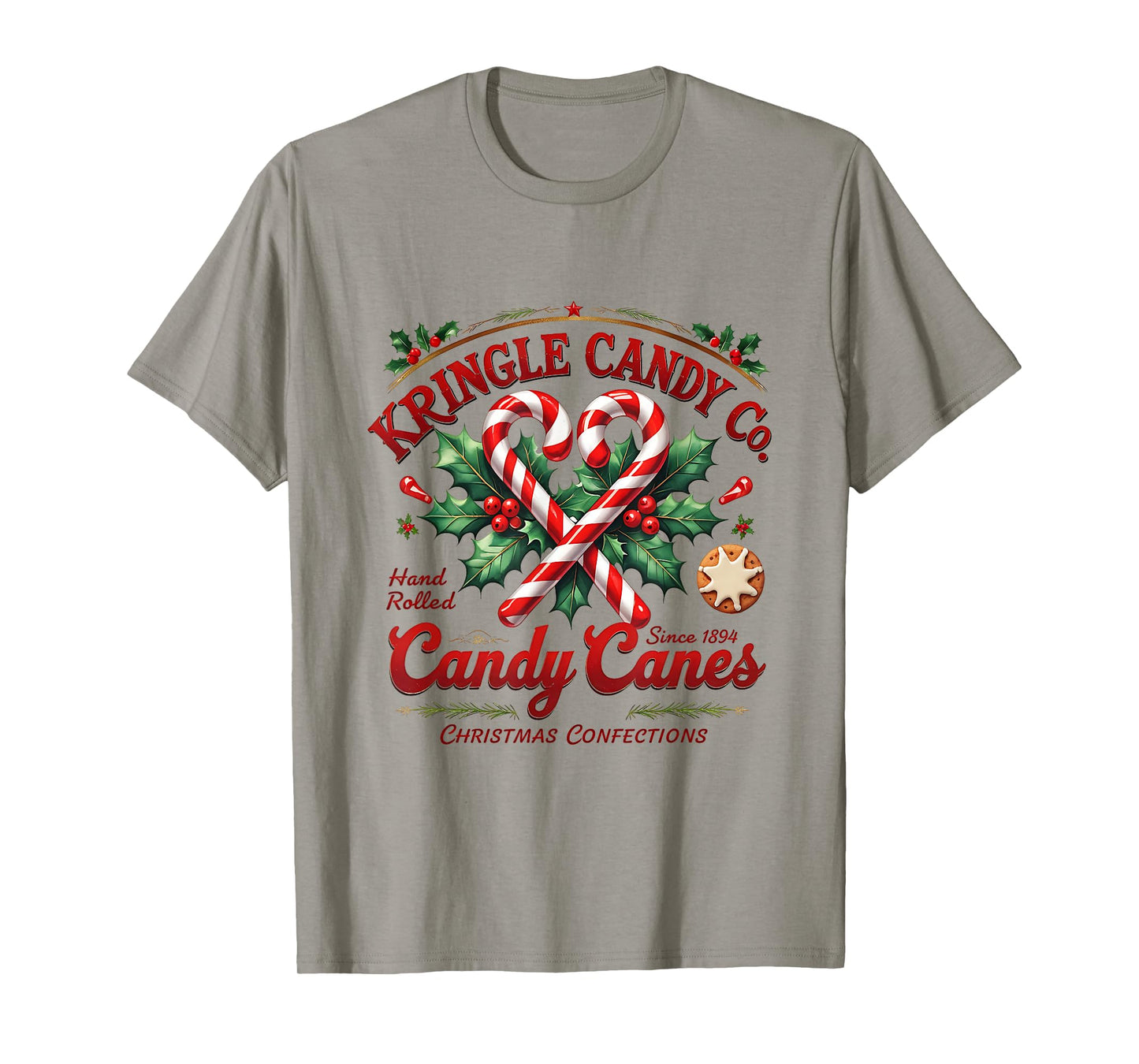 Christmas Old Fashioned Candy Company Handmade Nostalgic T-Shirt