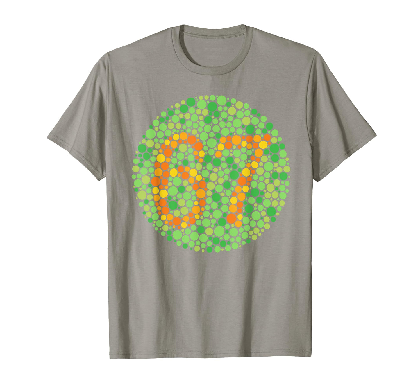 Color Blind Test 67 Six Seven Polka Dot Teacher Nurse Kids T-Shirt