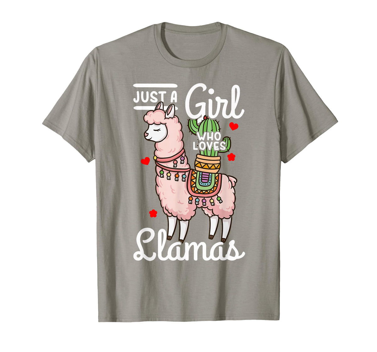 Llama Just a Girl Who Loves Llamas T-Shirt
