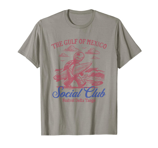 Turtle Gulf of Mexico Social Club 1550 Foxtrot Delta Tango T-Shirt