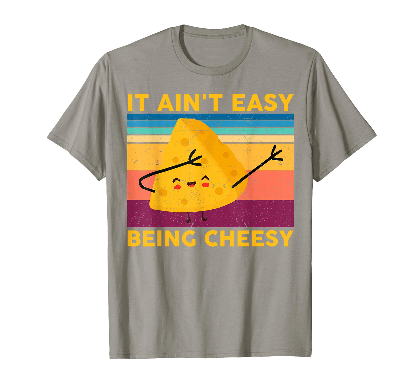 Cheese Shirt it Aint Easy Being Cheesy Funny Kids Boys Men T-Shirt
