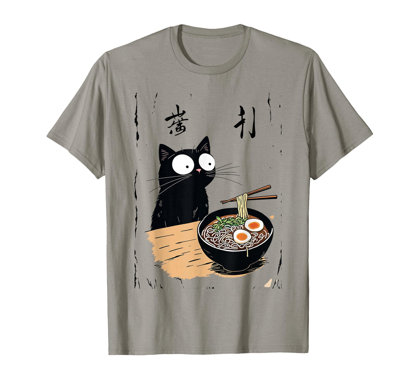Kawaii Ramen Cat Cute Japanese Food for Anime, Noodle Lovers T-Shirt