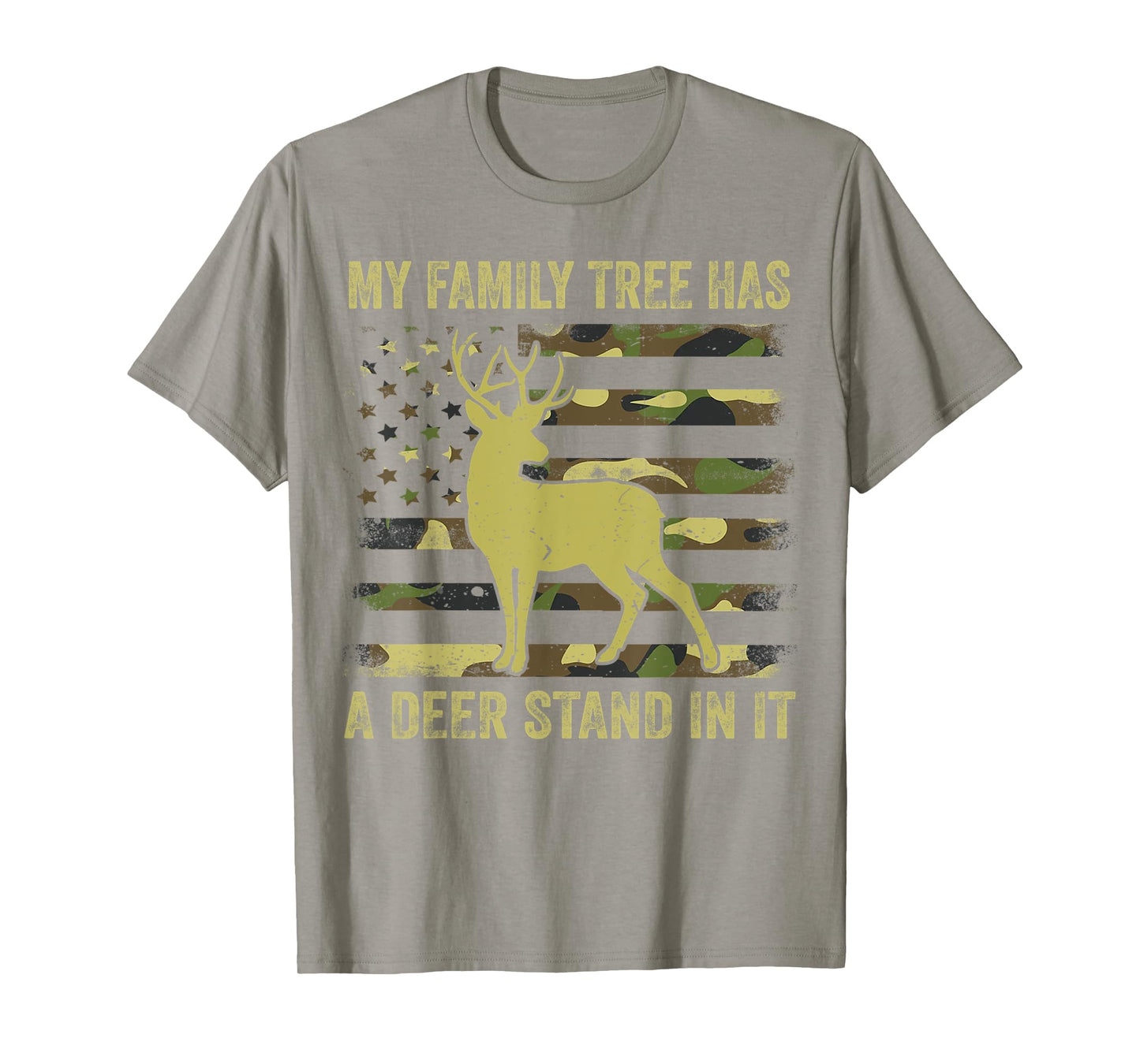 Hunting-Shirt My Family Tree Has Deer Stand In It Funny Camo T-Shirt