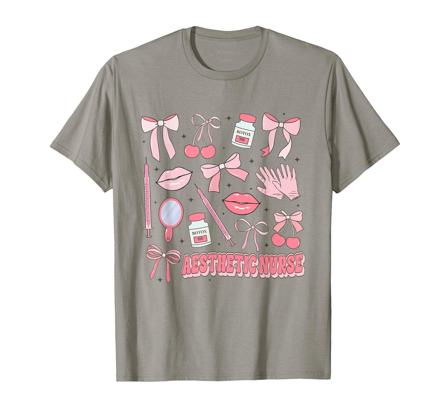 Coquette Aesthetic Nurse Injector Dermatology Botox Nurse T-Shirt