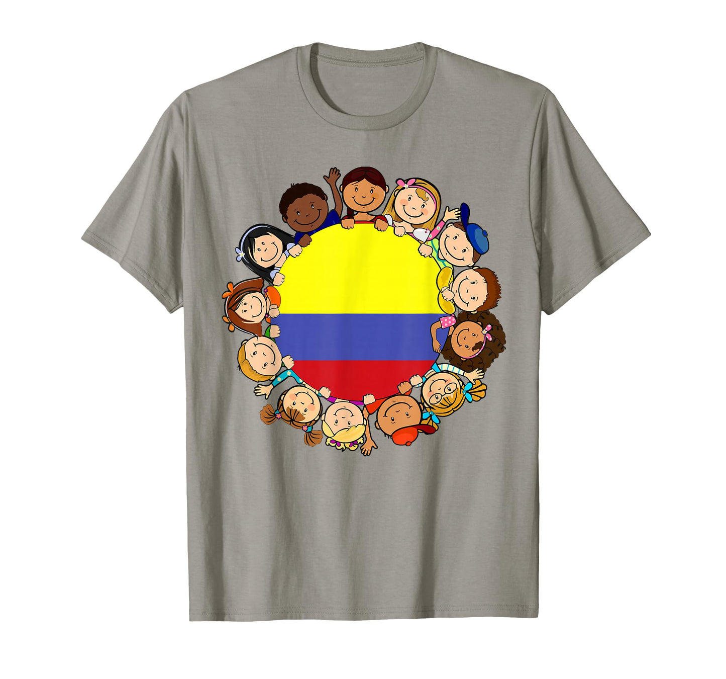 Colombia Flag Colombian Kid Boy Girl Hispanic Heritage Month T-Shirt