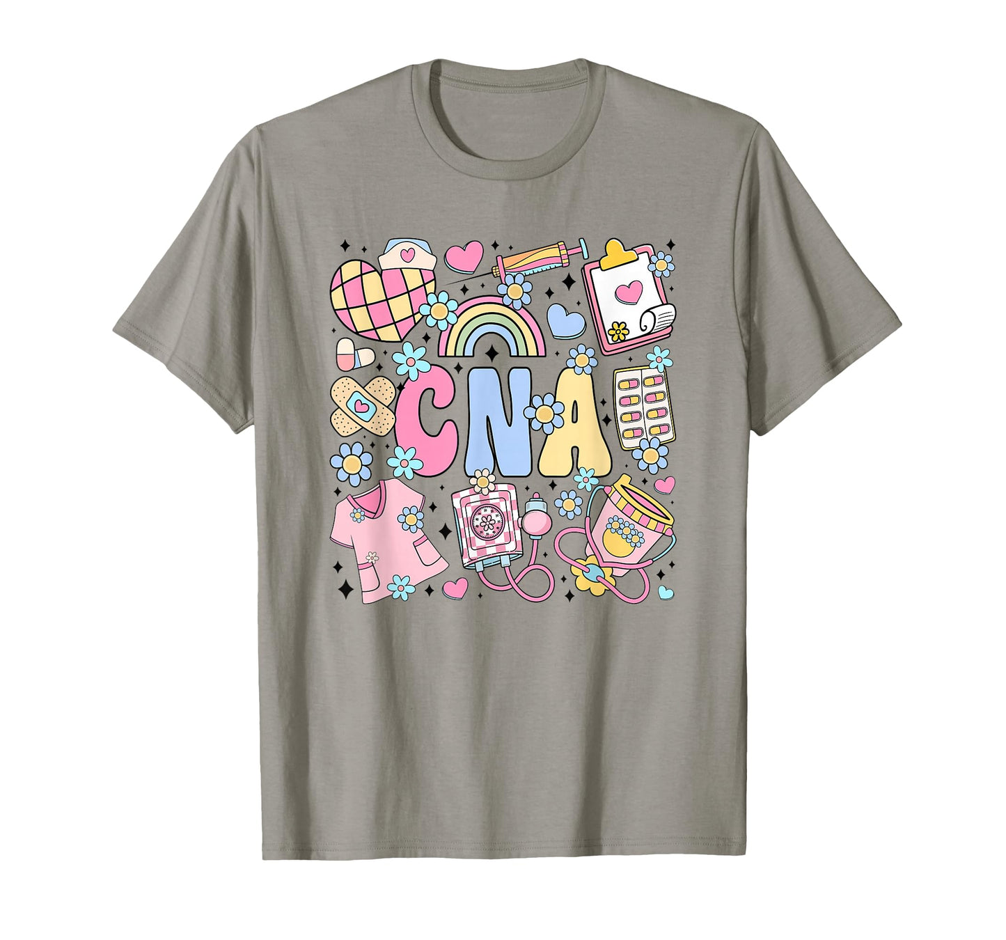 CNA Nurse Stuff Retro Certified Nursing Assistant Nursing T-Shirt