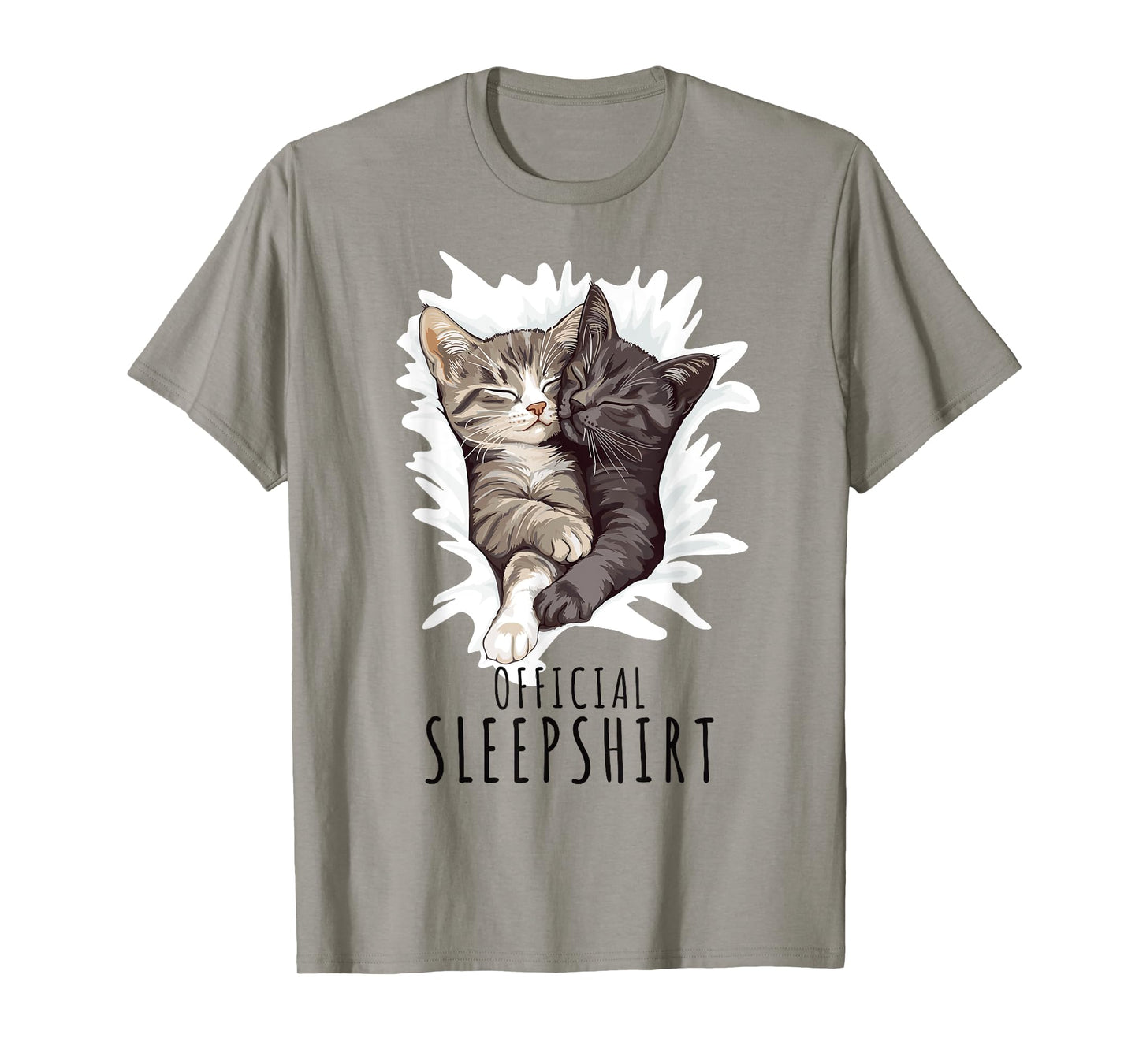 Cuddling Cats Sleepshirt Official Sleepshirt Cats T-Shirt