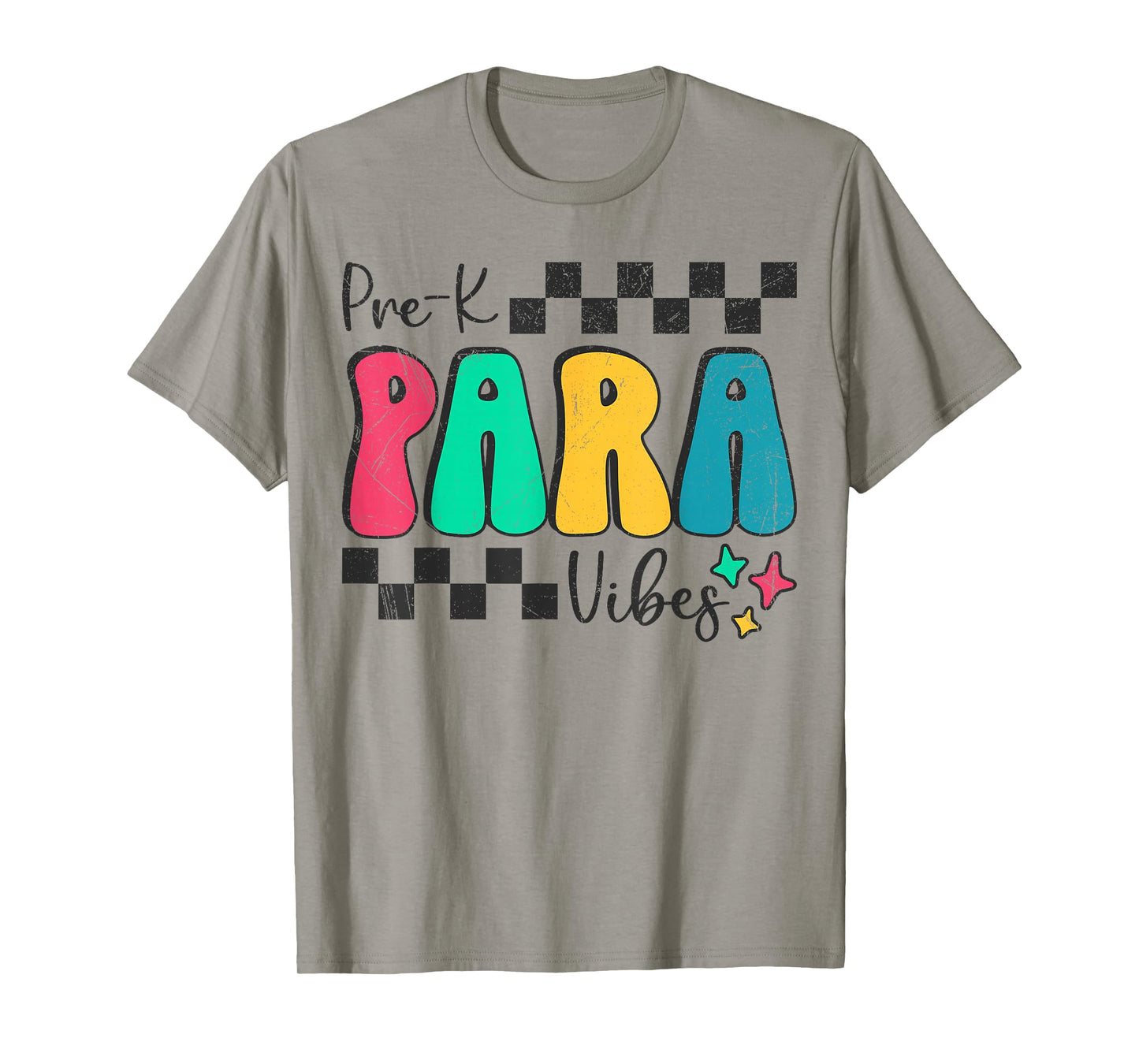 Pre-K Paraprofessional Teacher Back to School Vibes T-Shirt
