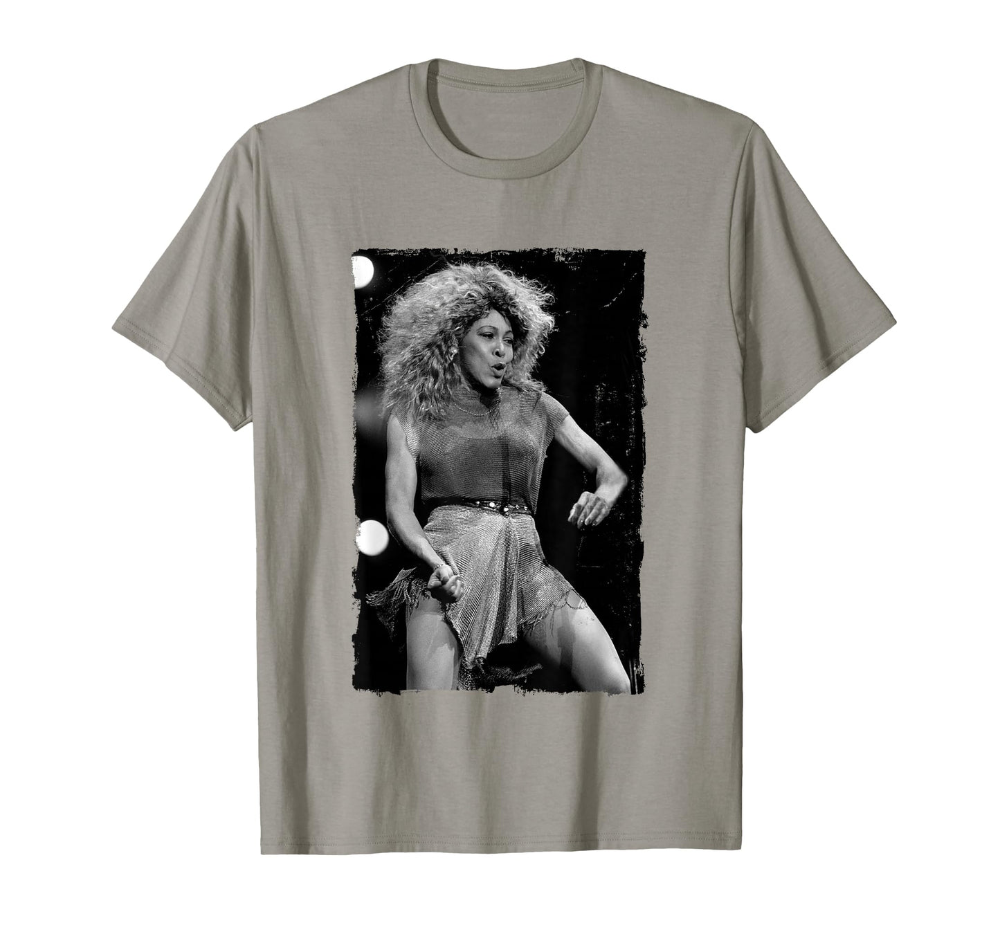 Tina Turner Live On Stage Distress Edge by Stephen Wright T-Shirt