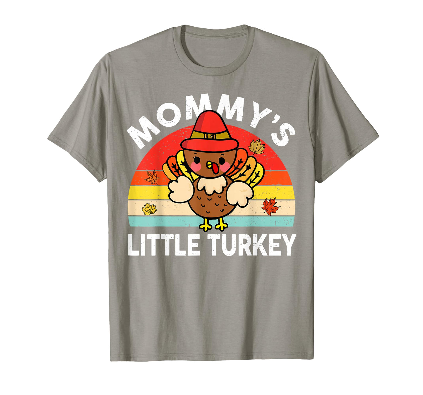 Toddler Girl Thanksgiving Outfit Cute Mommy's Little Turkey T-Shirt