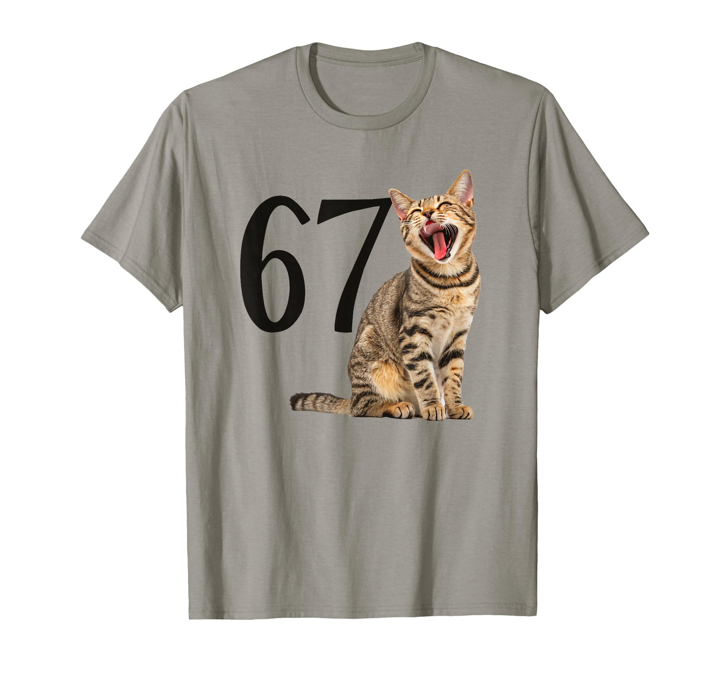 67 Laughing Cat Funny Meme T-Shirt