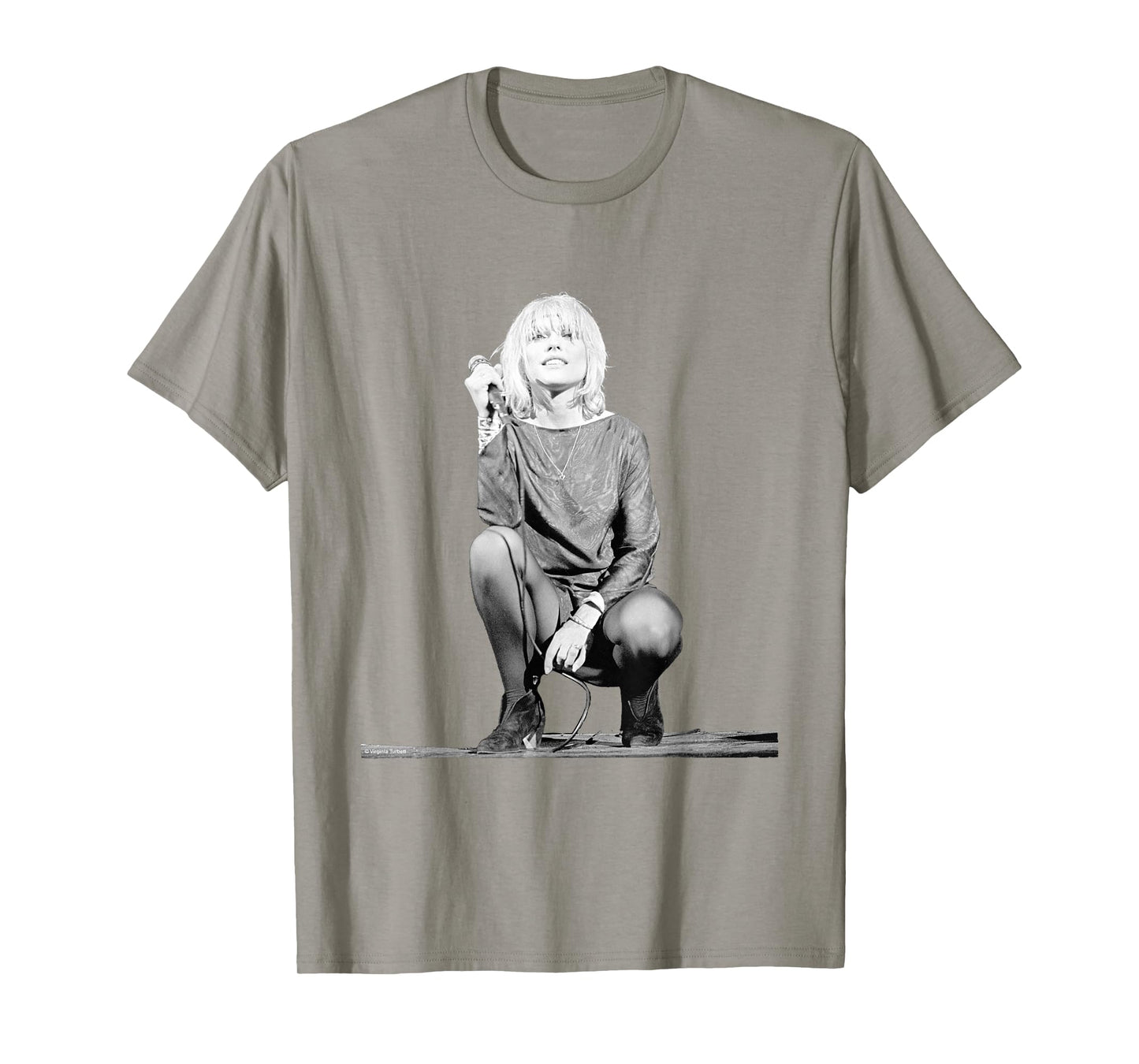 Blondie Singer Debbie Harry On Stage By Virginia Turbett T-Shirt
