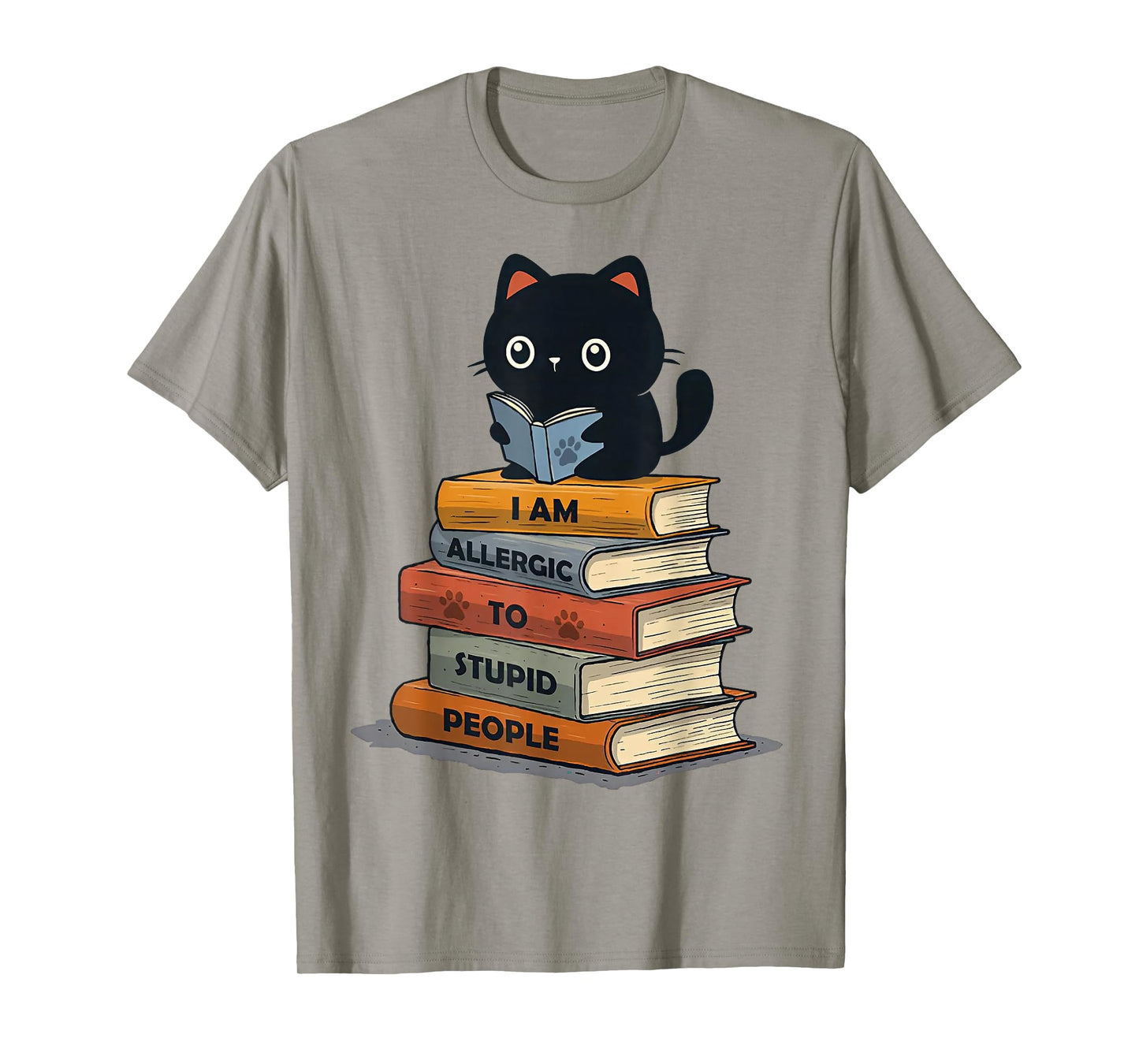 Cat I Am Allergic To Stupid People Men Women T-Shirt