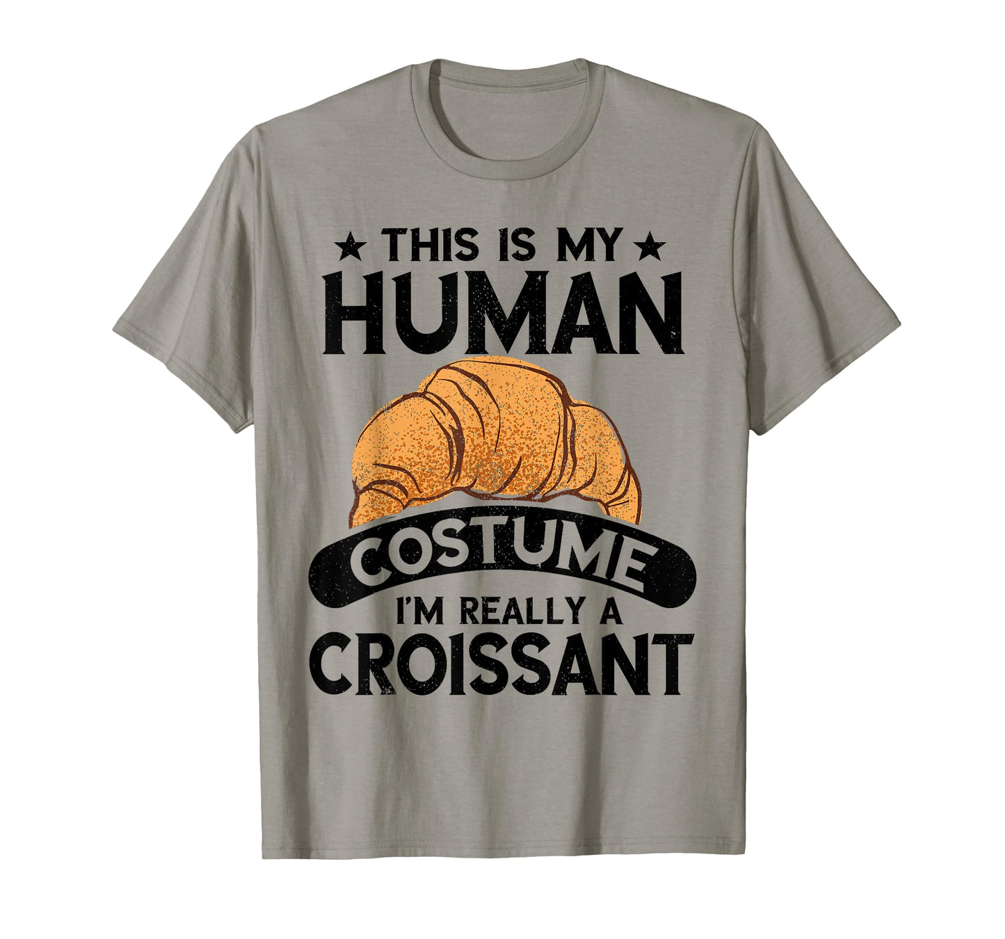 Croissant Human Costume Breakfast Baking Croissant Lover T-Shirt