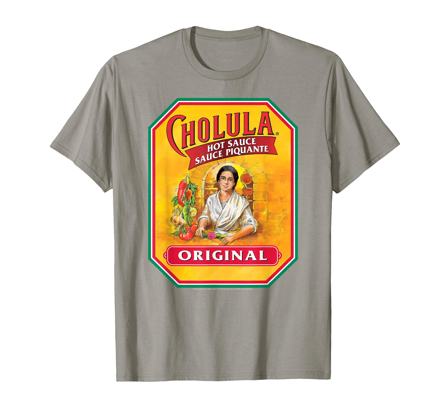 Cholula Hot Sauce Bottle Lable Casual Costume Foodies T-Shirt