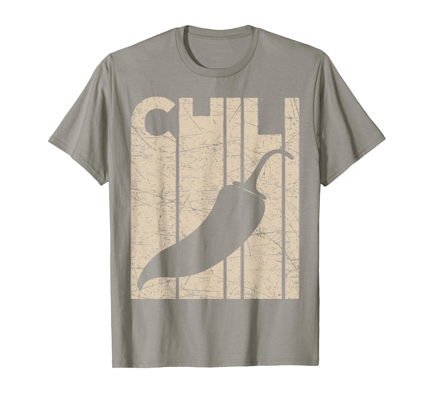 Chili Pepper Vintage Spicy Food Lover Retro Foodie T-Shirt
