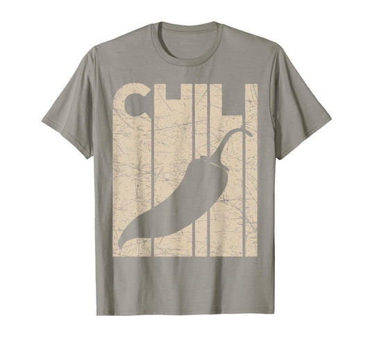 Chili Pepper Vintage Spicy Food Lover Retro Foodie T-Shirt