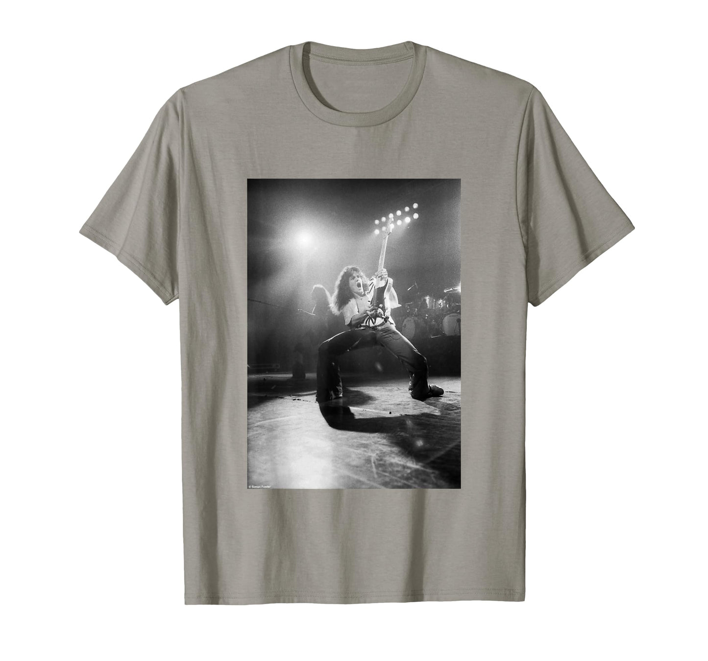 Eddie Van Halen Live Rainbow Theatre by Simon Fowler T-Shirt