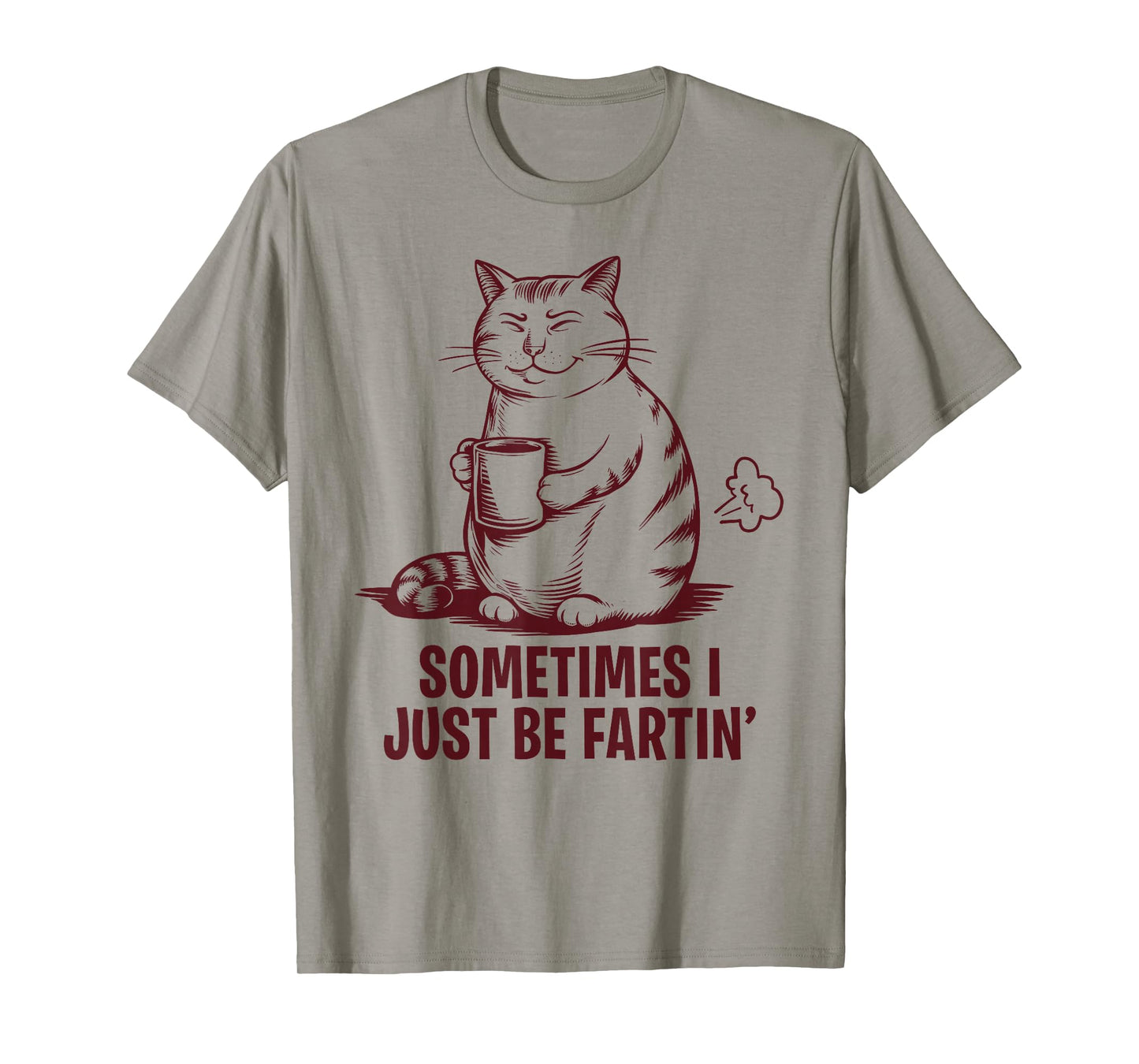 Sometimes I Just Be Farting Funny Cat Meme T-Shirt
