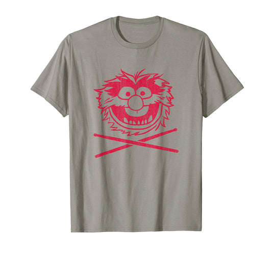 Disney The Muppets Party Animal Vintage Red Drummer Poster T-Shirt