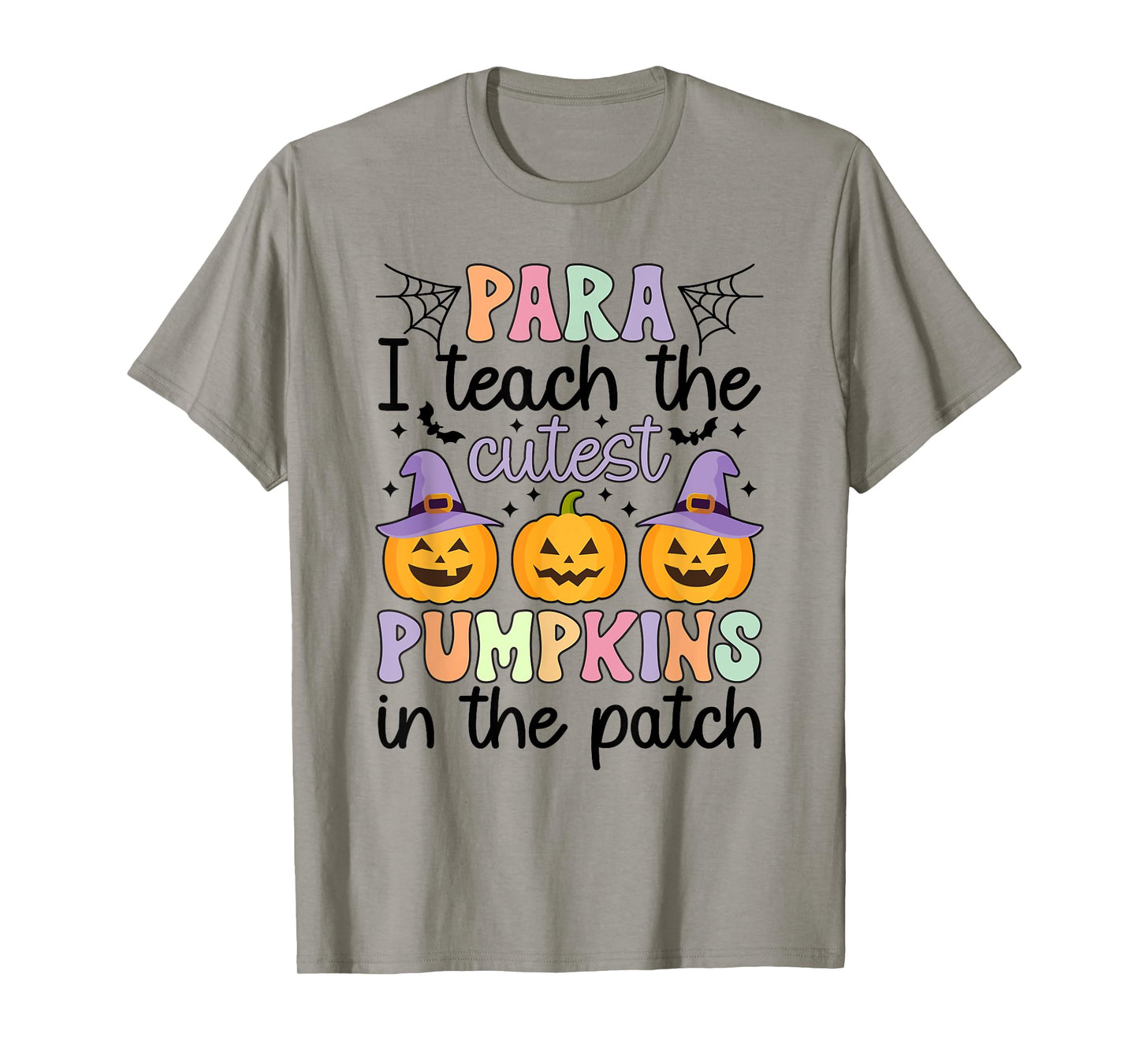 Cutest Pumpkins Spooky Para Halloween Paraprofessional T-Shirt