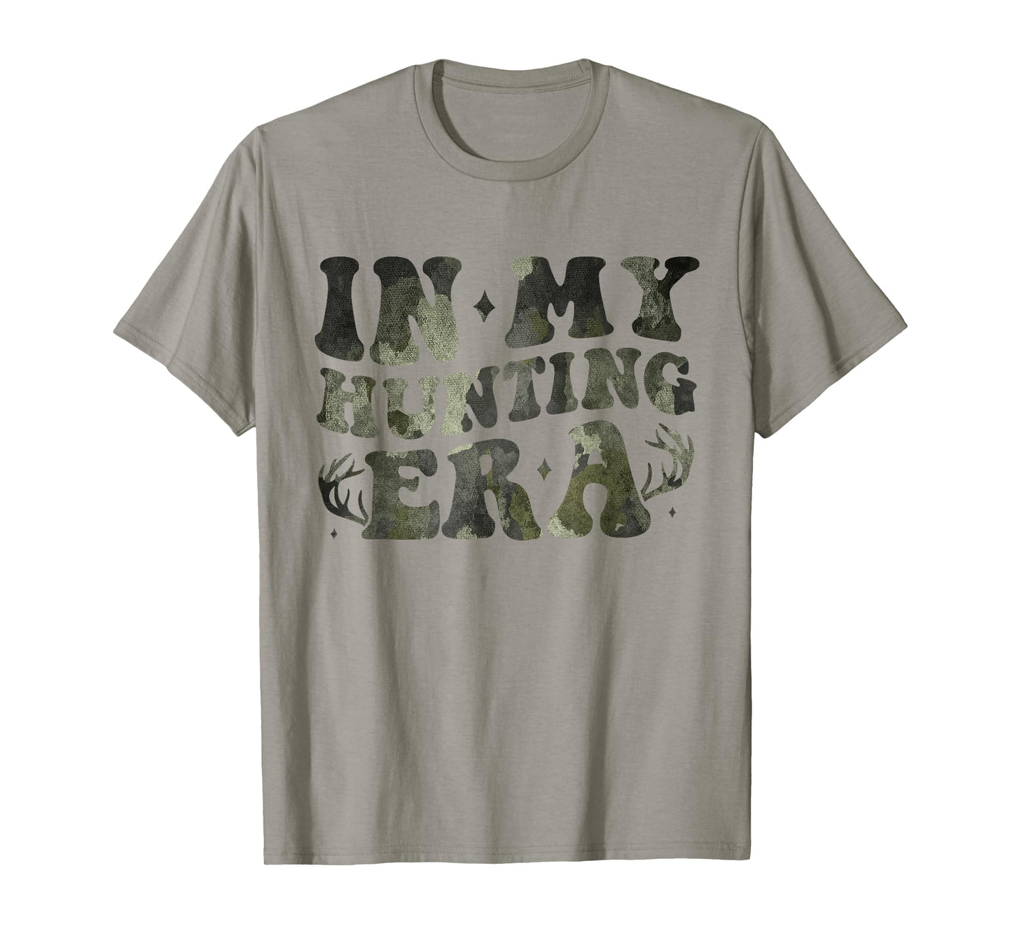 In My Hunting Era Camoflage Camo US Flag Hunter Men Women T-Shirt