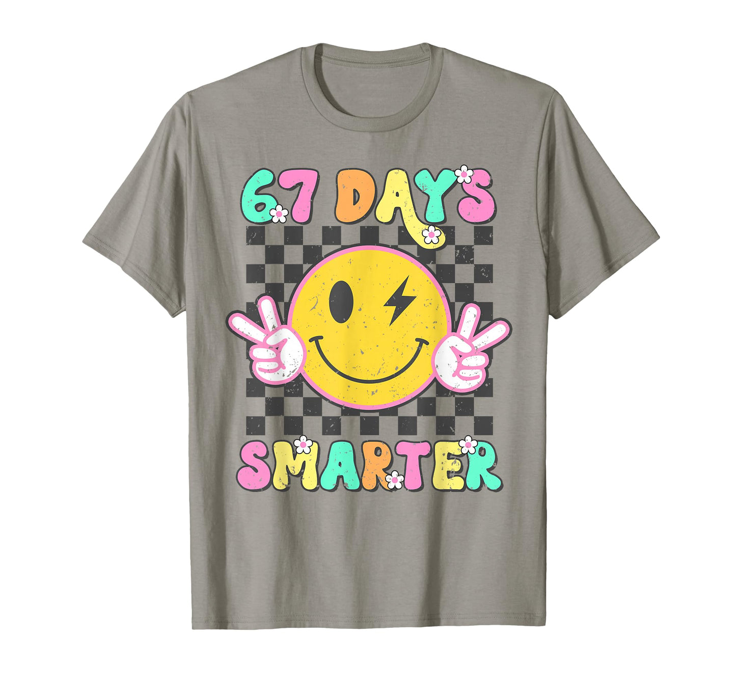 67th Day of School Shirt 67 Days Smarter Teacher Boy Girls T-Shirt