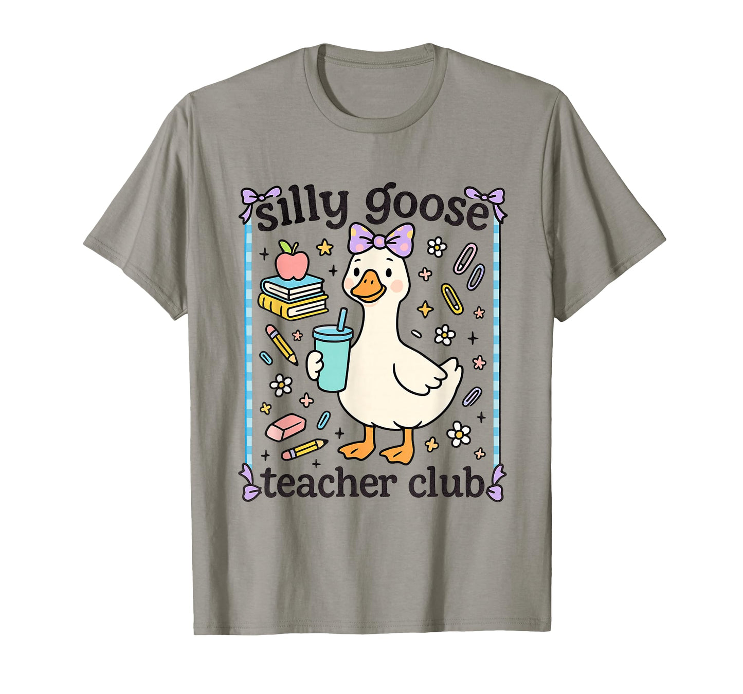 Silly Goose Teacher Club Funny Silly Goose for Teacher T-Shirt